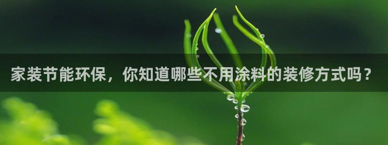 和记下载：家装节能环保，你知道哪些不用涂料的装修方式吗？